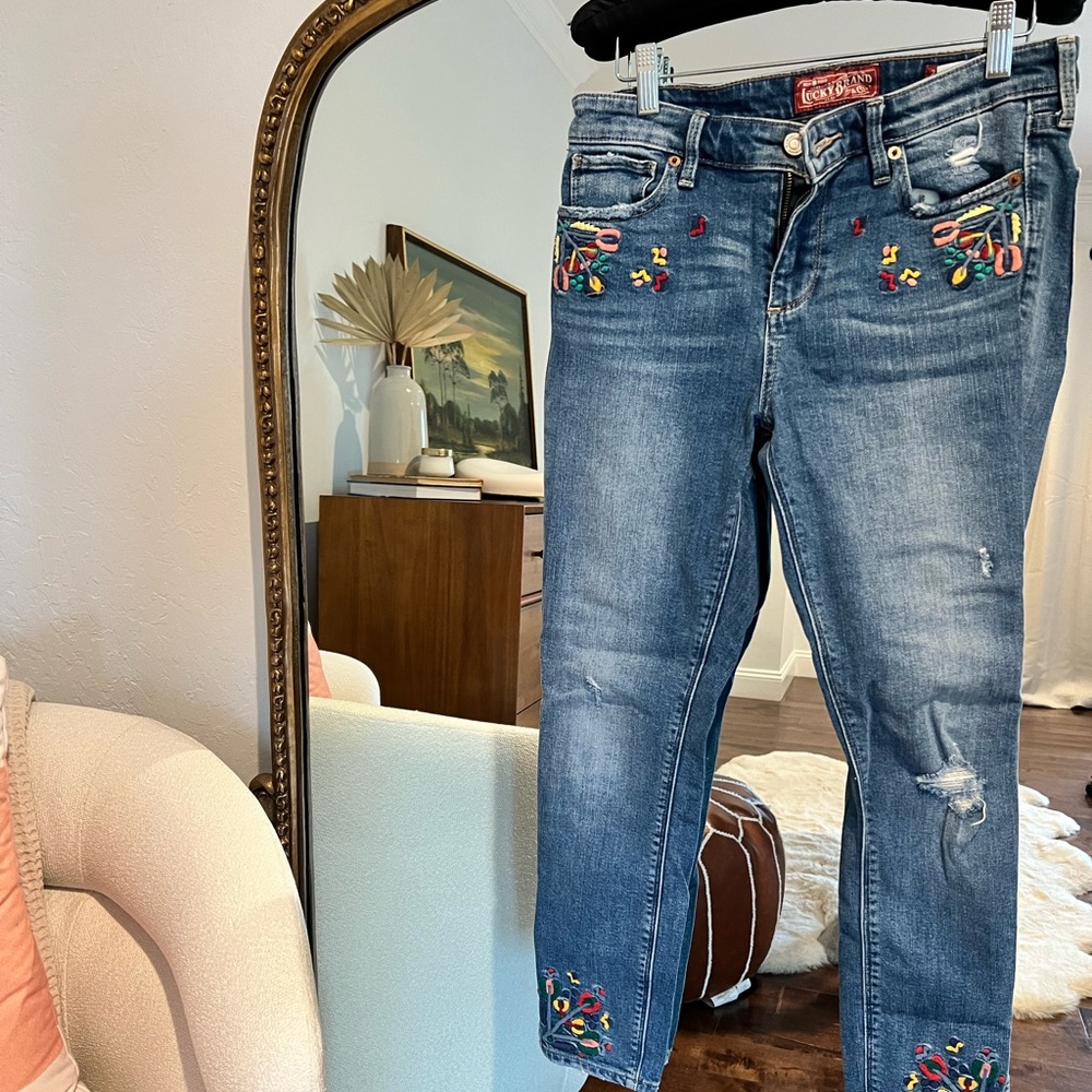 Lucky Jeans with floral print
